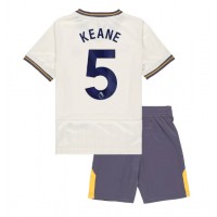 Maglia Calcio Everton Michael Keane #5 Terza Divisa Bambino 2024-25 Manica Corta (+ pantaloncini)